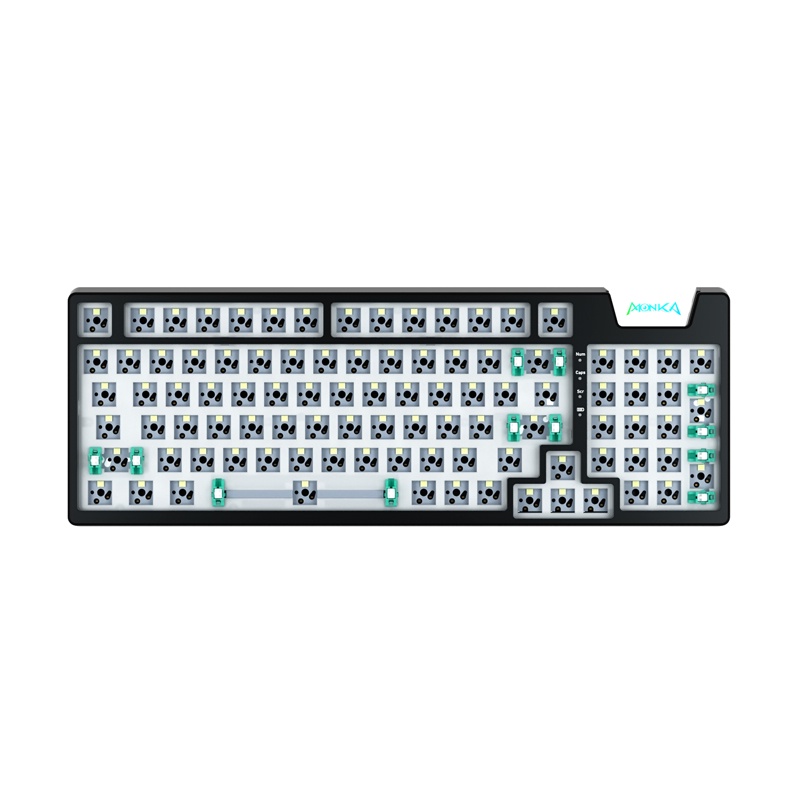 Monka AE98 ชุดคีย์บอร์ดเมคคานิคอล RGB ปะเก็นปลั๊กไฟ | Shopee Thailand