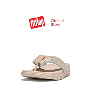 FITFLOP SURFER WEAVE-STRIPE รองเท้าแตะแบบหูหนีบผู้ชาย รุ่น GE9-A44 สี SANDSTONE MIX รองเท้าแตะ รองเท้าผู้ชาย