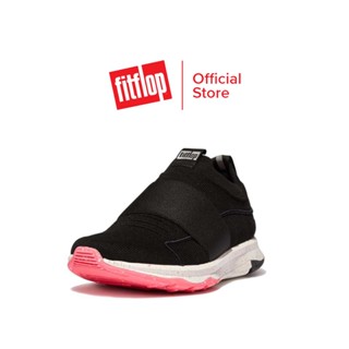 FITFLOP VITAMIN FF E01 KNIT ELASTIC รองเท้าผ้าใบผู้หญิง รุ่น GA6-231 สี BLACK MIX