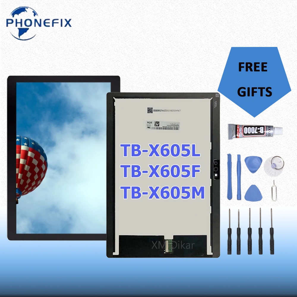 หน้าจอแสดงผลสัมผัสดิจิทัล LCD X605 10.1 นิ้ว สําหรับ Lenovo Tab 5 Plus ...