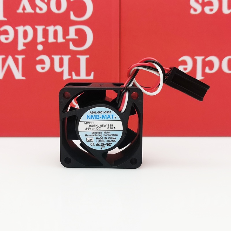 NMB-MAT 1608KL-05W-B39 Cooling Fan | 24V 0.08A 3-Wire | 40x20mm For Fanuc & Special Applications