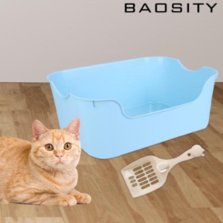 [Baosity] กล่องทราย ขนาดใหญ่ แบบพกพา ทําความสะอาดง่าย สําหรับสัตว์เลี้ยง แมว