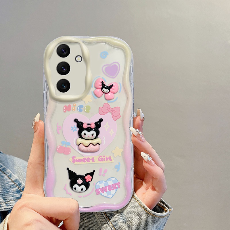 เคสซัมซุง-a24-เคส-samsung-a54-5g-เคส-samsung-a34-5g-เคสโทรศัพท์มือถือ-ลายตุ๊กตา-3d-สีครีม-สําหรับ-samsung-a24-samsung-a34-samsung-a54