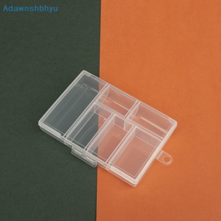 Adhyu กล่องพลาสติก 6 ช่อง สําหรับใส่เครื่องประดับ ต่างหู แหวน