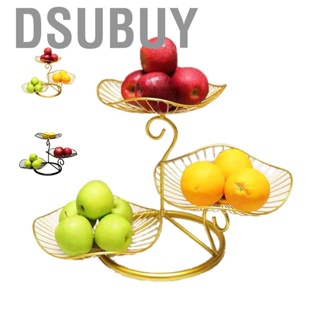 Dsubuy Nordic Style 3 Tier Fruit  Modern Multi Layer Snack Storage for Living Room Coffee Table