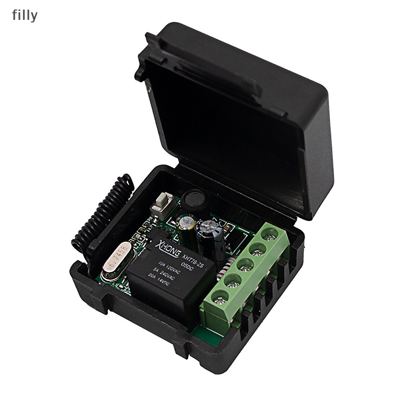 โมดูลรับสัญญาณรีเลย์-220v-1ch-ขนาดเล็ก-พร้อมรีโมตเปิดปิด-rf-433-mhz-1-2-ชิ้น