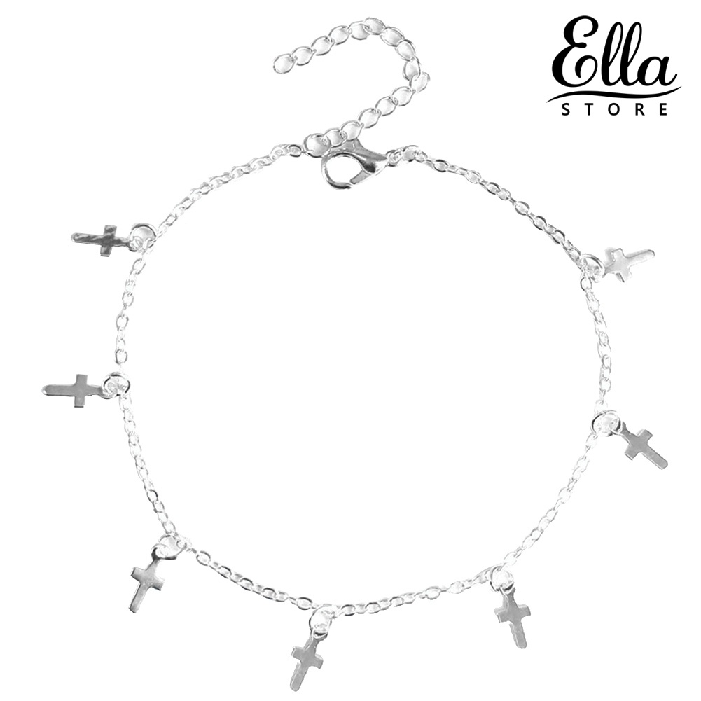 ellastore123-สร้อยข้อเท้า-สายโซ่-แฟชั่น-สําหรับผู้หญิง