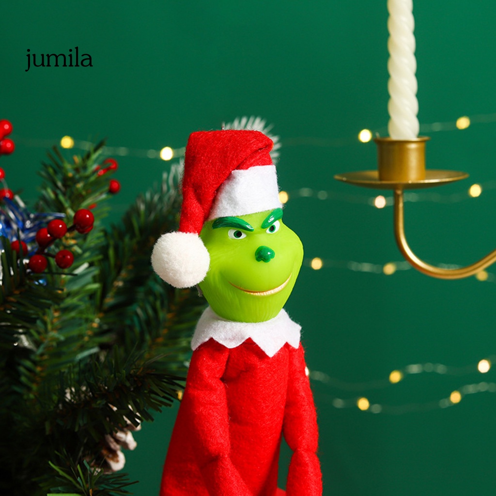 jumila-ตุ๊กตาเอลฟ์-pvc-ลายการ์ตูนเอลฟ์-สีสันสดใส-สําหรับตกแต่งต้นคริสต์มาส