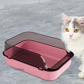[Fenteer] โถสุขภัณฑ์แมว ขนาดเล็ก กลาง ใหญ่ สําหรับแมว
