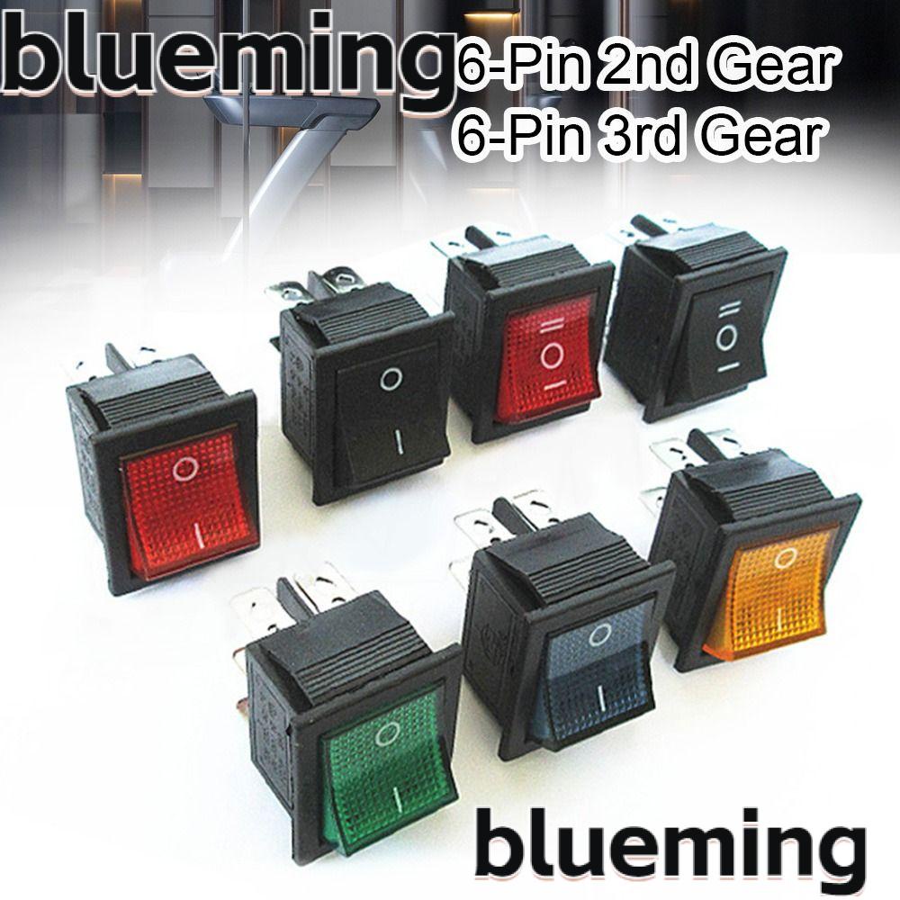 blueming2-สวิตช์อุปกรณ์ไฟฟ้า-6-pin-เกียร์-2-พร้อมโยกไฟ