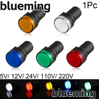 Blueming2 ไฟแสดงสถานะ LED 5V 12V 24V 110V 220V 22 มม. สําหรับรถยนต์ รถตู้ เรือ 1 ชิ้น