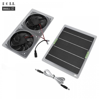 ⭐NEW ⭐100W 12V Greenhouse Ventilation Exhaust Vent Extractor Fan Kit &amp; Solar Panel