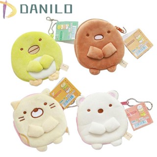 Danilo Sumikko Gurashi กระเป๋าสตางค์ แบบนิ่ม ห้อยจี้การ์ตูนญี่ปุ่น สําหรับเด็กผู้หญิง