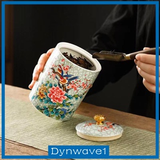 [Dynwave1] กระปุกเซรามิก สําหรับใส่ชา กาแฟ น้ําตาล ตกแต่ง