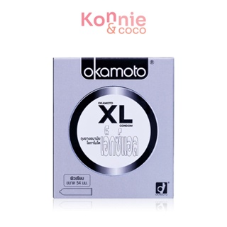 Okamoto XL Condom 54mm [2pcs] ถุงยางอนามัย โอกาโมโต เอ็กซ์แอล 2ชิ้น.