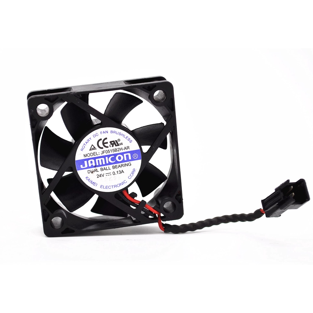พัดลมระบายความร้อน JAMICON JF0515B2H-AR DC 24V 0.13 A 5CM 5015 2 ...