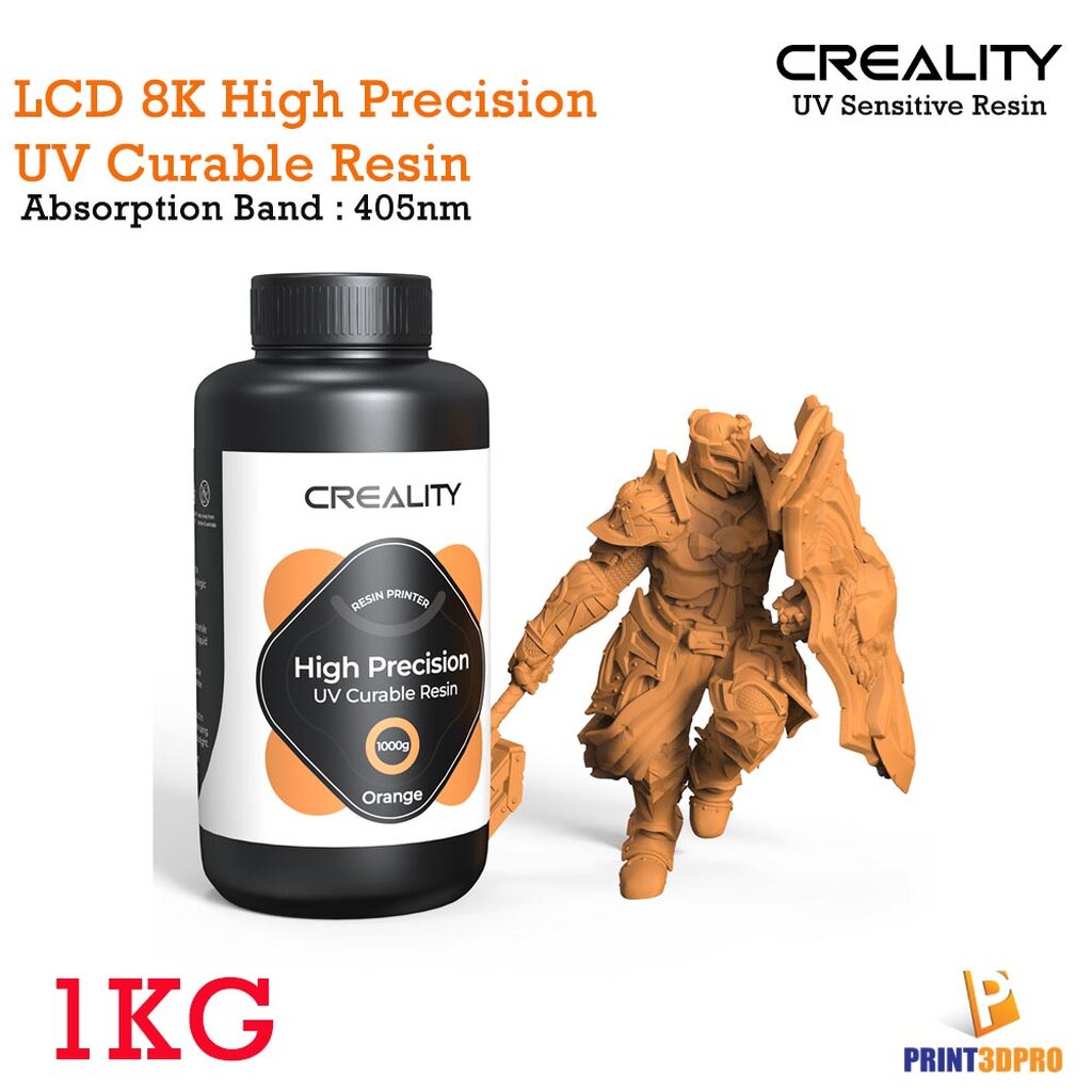 Creality LCD 8K High Precision UV Curable Resin 1kg For LCD 3D Printer
