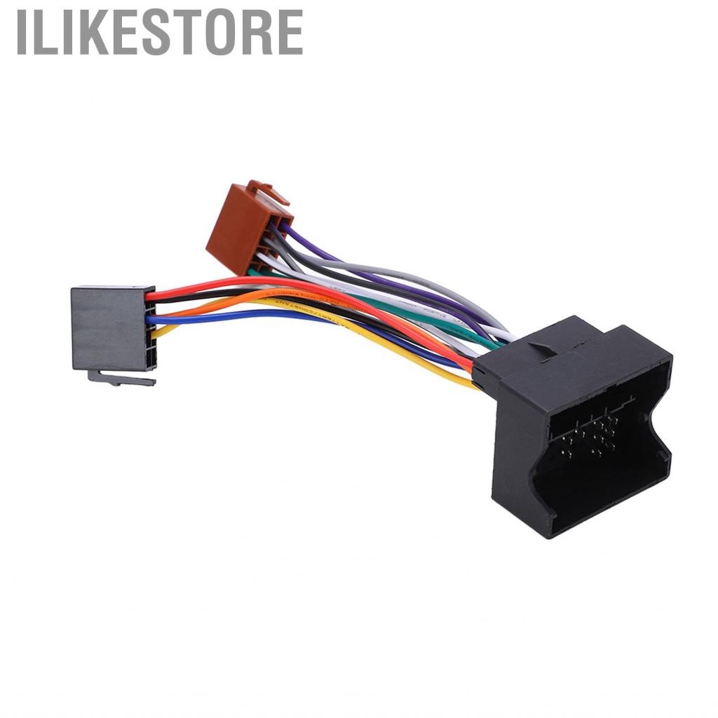 Ilikestore ISO Wiring Harness Plug and Play Stereo for Cars Replacement