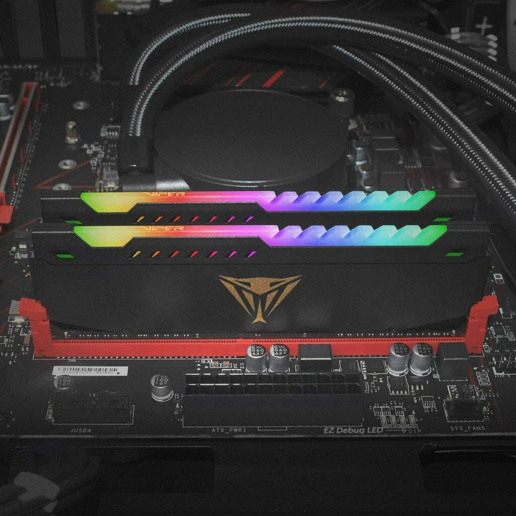 DDR4 Patriot Viper Steel RGB 32GB/3600Mhz (2x16GB) (PVSR432G360C0K