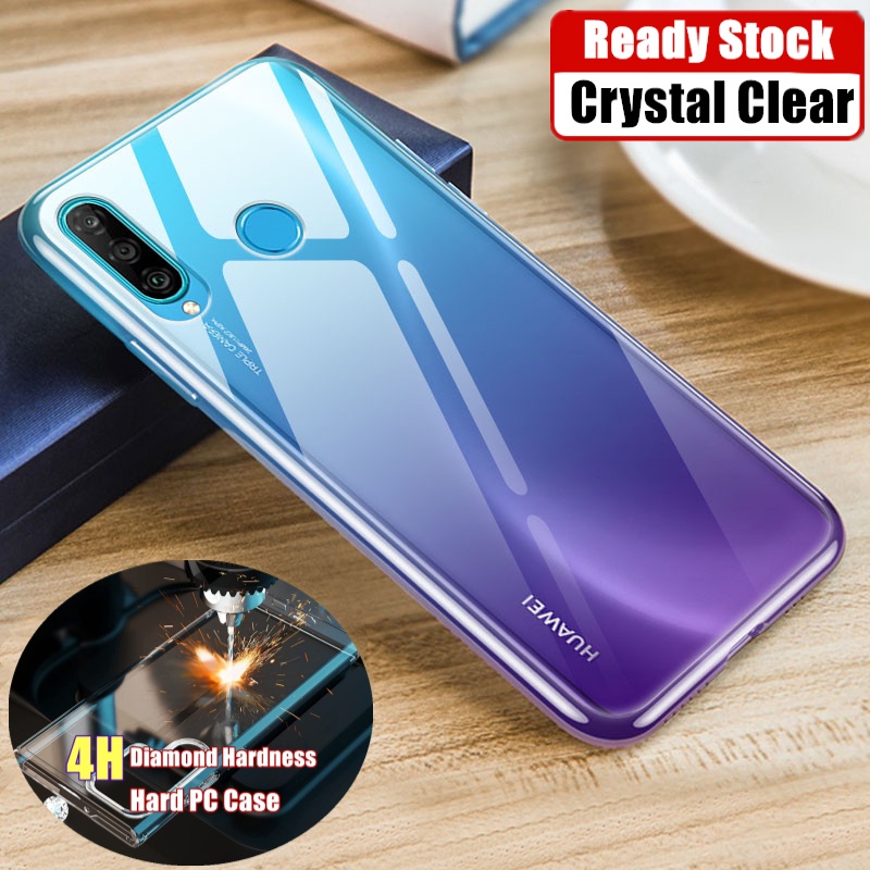 เคสอะคริลิคแข็ง ป้องกันรอยขีดข่วน สีเหลือง สําหรับ Huawei P30 Lite MAR ...