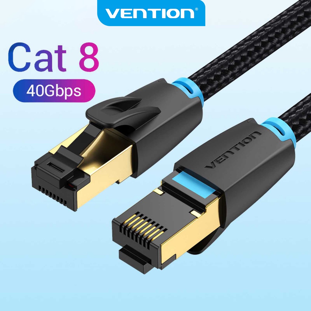 Vention Cat8 Rj45 40gbps 2000mhz สายเคเบิลเครือข่ายอินเตอร์เน็ต สําหรับ ...