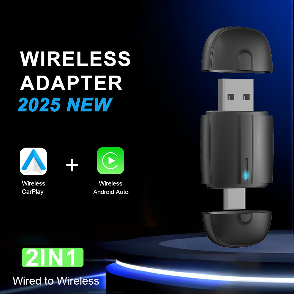 Xda 2025 2 in1 Dual Interface Wireless CarPlay/Android Auto Wireless ...