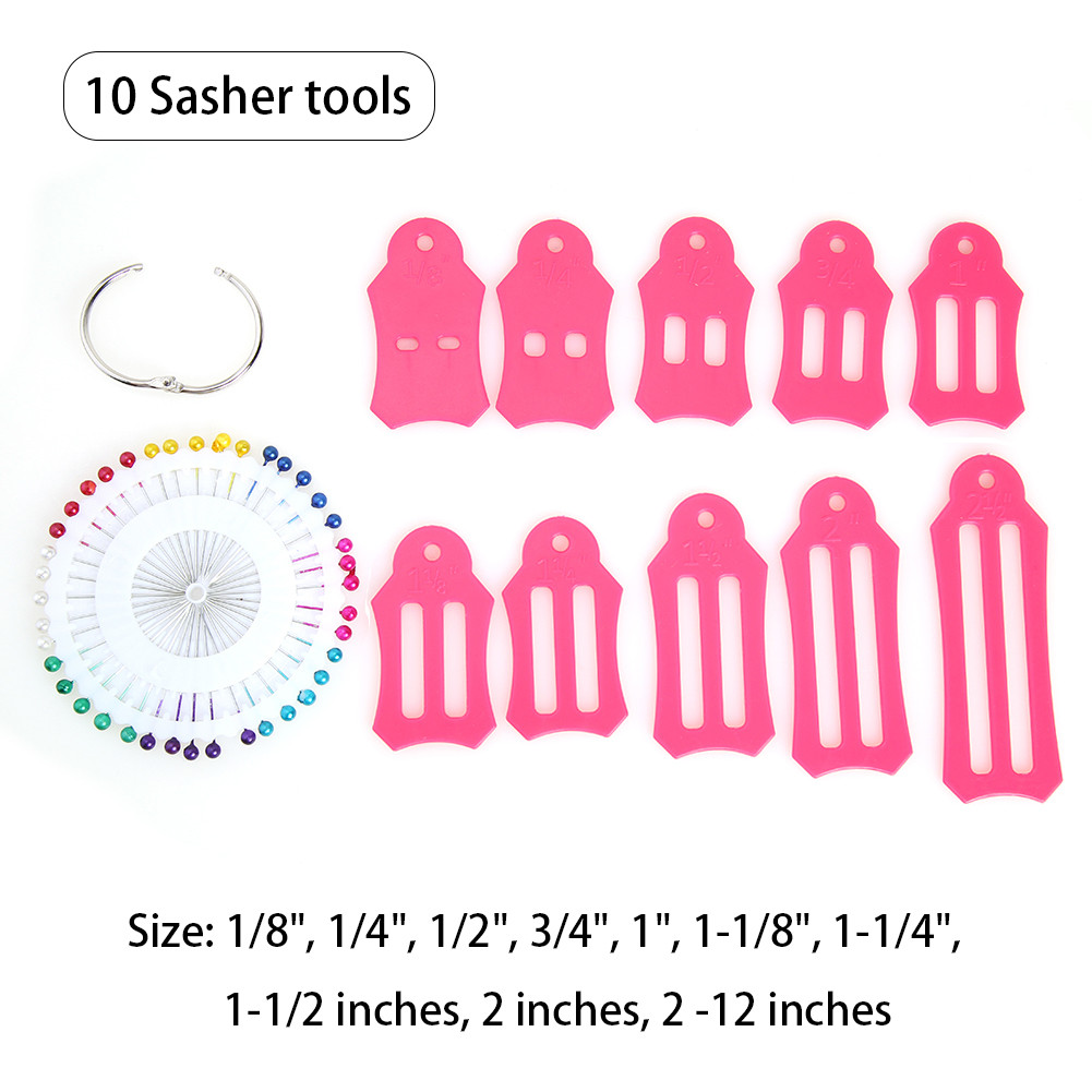 Jelly Roll Sasher Tool ผ้า Bias เทป Makers เครื่องมือพื้นฐานสําหรับเย็บ ...