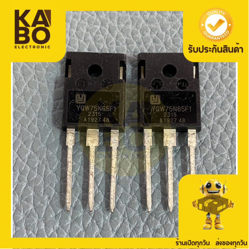 Mosfet IGBT YGW75N65F1 แท้(ราคา1ชิ้น) TO247 เฟส IGBT 75A-650V | Shopee ...