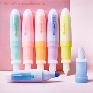 Above ปากกามาร์กเกอร์เรืองแสง ขนาดเล็ก 6 สี สําหรับนักเรียน 6 ชิ้น