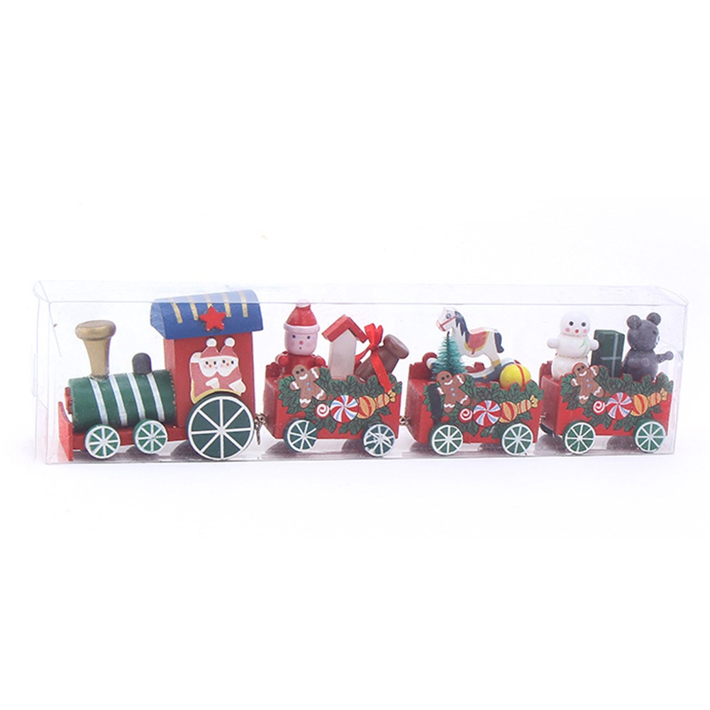 christmas-รถไฟไม้-ของเล่น-ของขวัญคริสต์มาส-สําหรับเด็ก