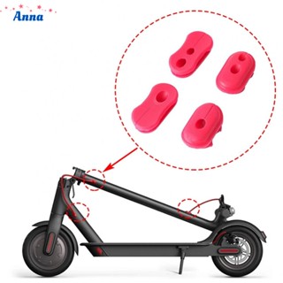 【Anna】Silicone Sleeve 4pcs Black/Red For -Xiaomi M365/Pro Rubber Line 30*15*10mm