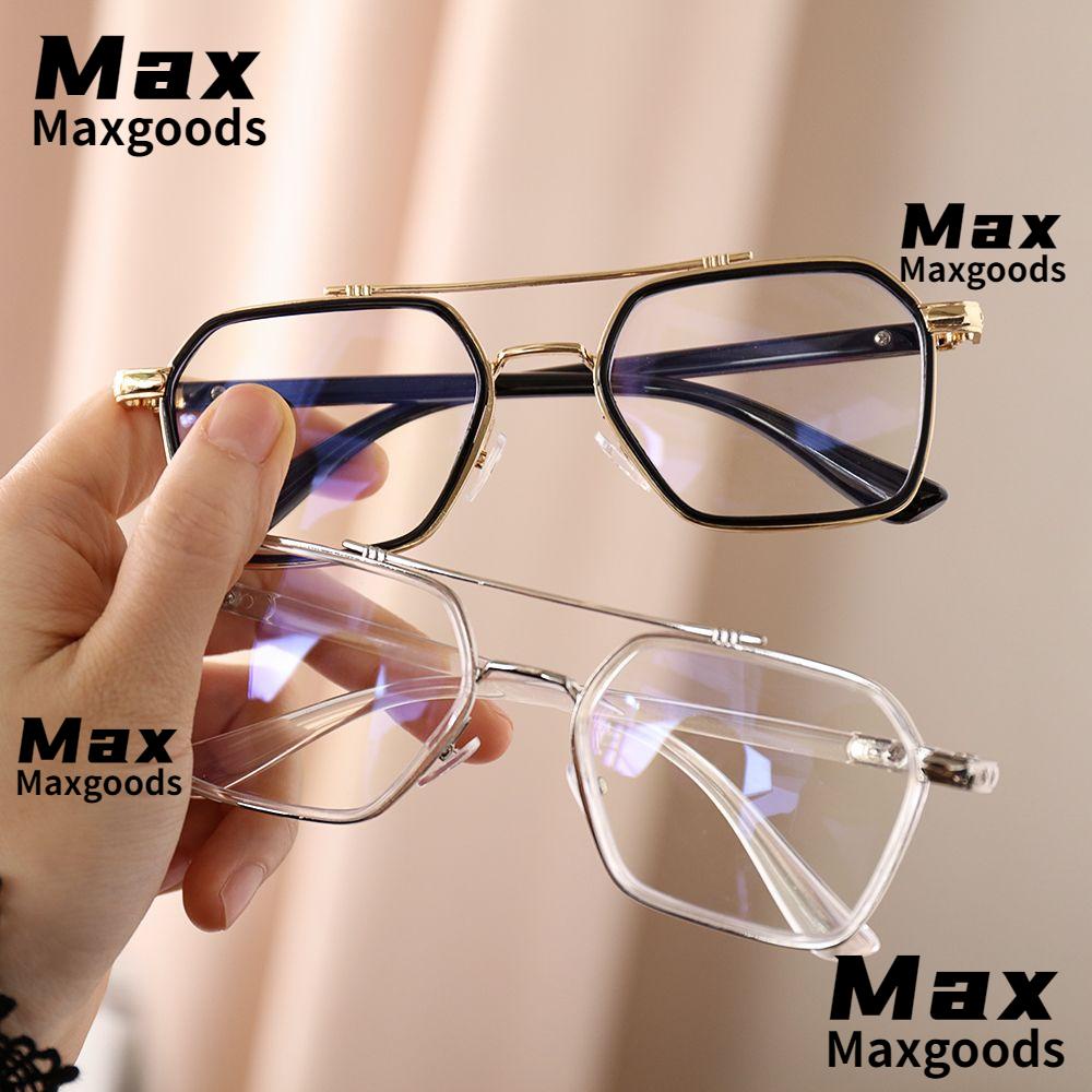Maxg แว่นตาอ่านหนังสือ ลดความตึงเครียด ป้องกันรังสียูวี สไตล์วินเทจ เร ...
