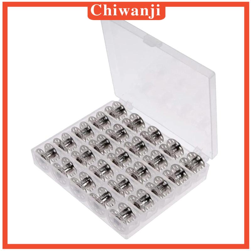 chiwanji-กล่องใส-สําหรับใส่จัดเก็บกระสวยจักรเย็บผ้า-25-ชิ้น