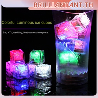 Luminous Ice สีสัน Touch Induction Night Light Led แฟลชน้ำแข็งในน้ำ Luminous Night Light Fast Flash bri