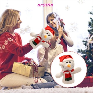 Aroma หุ่นมือ รูปหัวสัตว์น่ารัก ขนาดใหญ่ ของเล่นเสริมการเรียนรู้เด็ก สําหรับคริสต์มาส