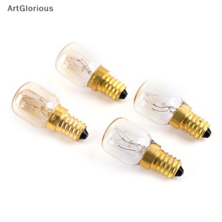 Art หลอดไฟเตาอบ E14 15W 25W 220-230V ทนความร้อน สีขาวอบอุ่น 1 ชิ้น