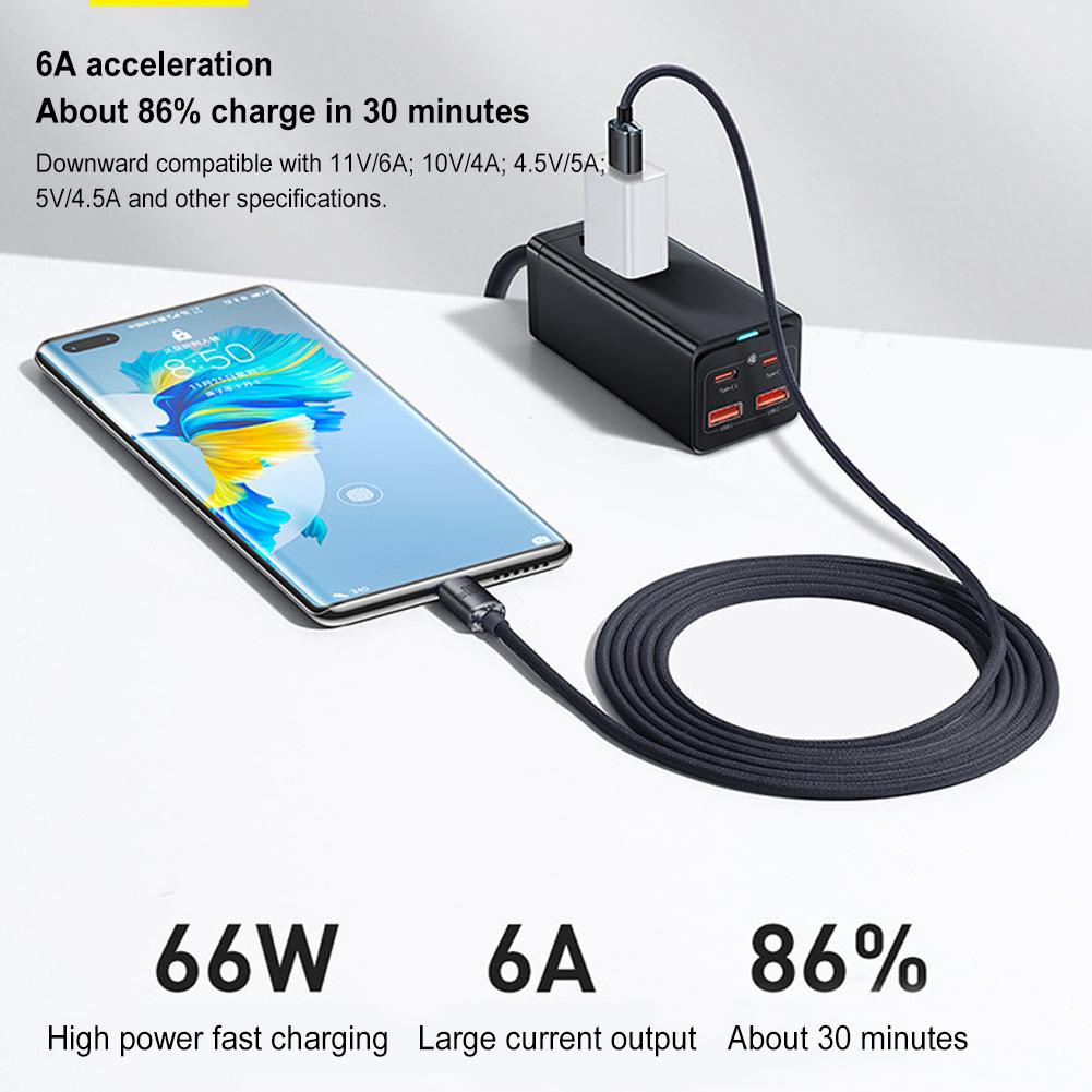 สายชาร์จไนล่อน-6a-120w-1-เมตร-ชาร์จเร็ว-สําหรับ-huawei-type-c-glory-z4r2