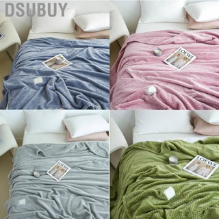 Dsubuy Cooling   Fleece Lattice Jacquard Summer Cold Single Nap for Sofa Bed Office