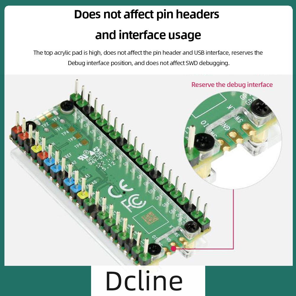 dcline-th-เคส-pico-แบบใส-สําหรับ-raspberry-pi