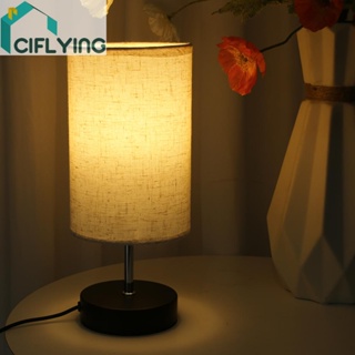 [Ciflys.Th] โคมไฟตั้งโต๊ะ LED 3 เกียร์ สําหรับห้องนอน ห้องนั่งเล่น หอพัก