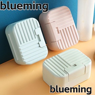 Blueming2 จานวางสบู่ PP กันน้ํา กันรั่ว พร้อมฝาปิด คุณภาพสูง สําหรับเดินทาง