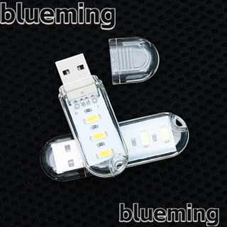 Blueming2 ขายดี โคมไฟ LED 3 ดวง 5730 SMD ขนาดเล็ก แบบพกพา พลังงานต่ํา 2 ชิ้น