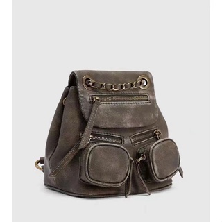 Minority design retro womens bag 2023 autumn and winter new in backpack Mini cute Advanced sense backpack