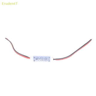 [ErudentT] ตัวควบคุมความสว่าง LED 12-24V 3 คีย์ ขนาดเล็ก สําหรับ 3528 5050 1 ชิ้น