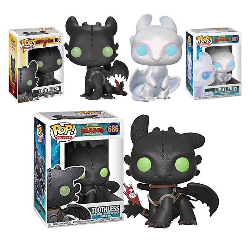 โมเดลฟิกเกอร์ Funko Pop How To Train Your Dragon 2 Toothless 100 686 ...