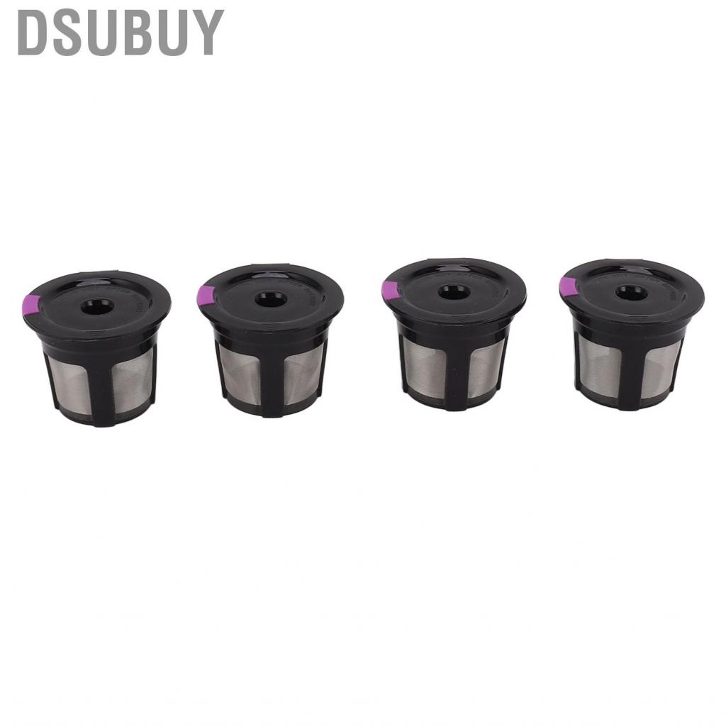 dsubuy-4pcs-reusable-coffee-pods-refillable-filters-eco-friendly-filter