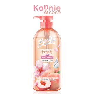 BeNice Love Me Peach Shower Gel Peach Love Sakura 450ml.