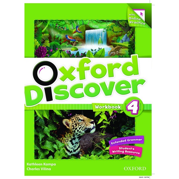 bundanjai-หนังสือคู่มือเรียนสอบ-oxford-discover-4-workbook-online-practice-p