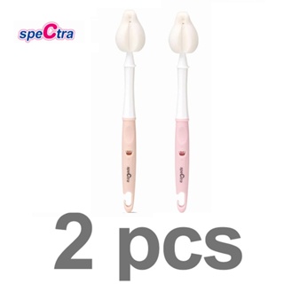 Spectra Long Type Baby Nipple Sponge Brush 2 pcs Milk Storage Korea