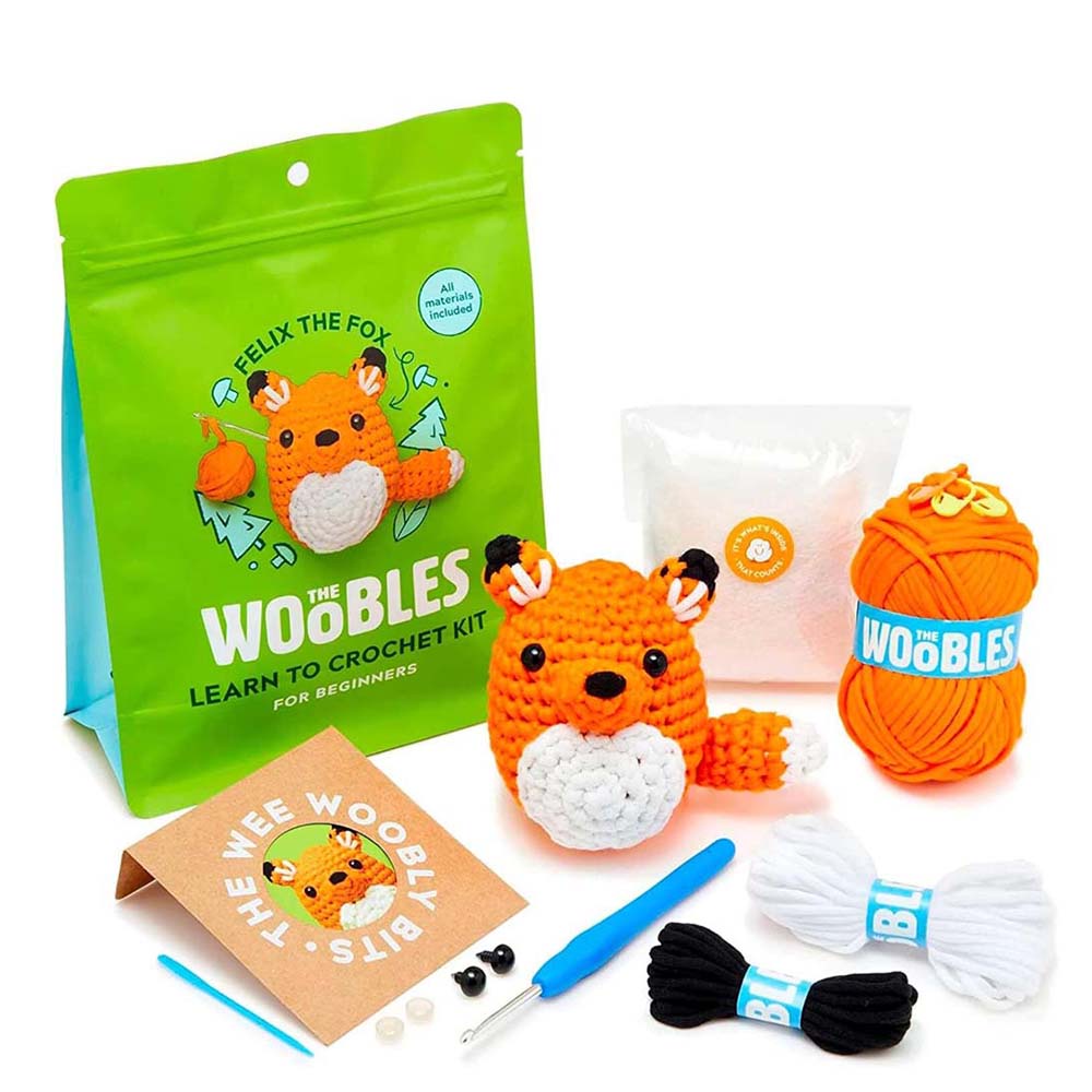 DIY Beginners Crochet Yarn Set Crochet Tools Material Shopee Thailand